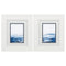 White Picture Frames - 11" X 13" White Frame Azure Arctic (Set of 2)
