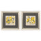 Picture Frames - 13" X 13" Brushed Silver Frame Buttercup (Set of 2)