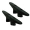 Whitecap Black Nylon Cleat 6" Pair [3421BP]