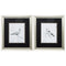 Digital Picture Frame - 16" X 18" Aged Silver Frame Song Bird (Set of 2)