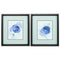 Digital Picture Frame - 15" X 17" Brushed Silver Frame Lavender (Set of 2)