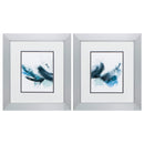 Collage Picture Frames - 17" X 19" Silver Frame Coastal Crush (Set of 2)