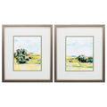 Christmas Picture Frame - 14" X 16" Metallic Bronze Frame Valley Breeze (Set of 2)