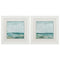White Collage Picture Frames - 19" X 19" White Frame Cape Cod (Set of 2)