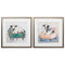 Square Picture Frames - 17" X 17" Metallic Bronze Frame Mooving In (Set of 2)