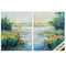 Decorative Picture Frames - 24" X 30" Ligth Wood Toned Frame Marsh Colors (Set of 2)