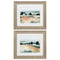 Decorative Picture Frames - 23" X 20" Champagne Color Frame  Family Farm (Set of 2)