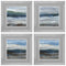 Hobby Lobby Picture Frames - 25" X 25" Silver Frame Denim Dance (Set of 4)