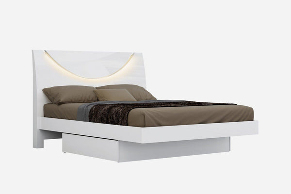 King Size Beds For Sale - 72" X 85 X 43" White  California King Bed