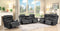 Modern Leather Sofa - 210" X 120" X 123" Gray Sofa Set