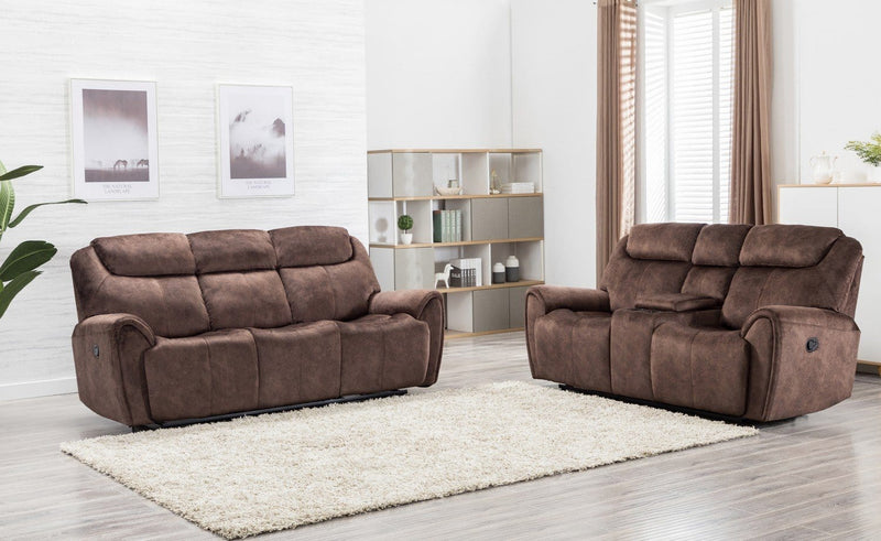 Fabric Sofa - 154" X 80" X 80" Brown  Sofa Love