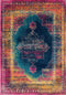 Blue Rug Living Room - 22" x 36" x 0.35" Blue Olefin/Frieze Accent Rug