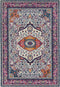 Carpet Outlet - 118" x 158" x 0.35" Magenta Olefin/Frieze Rug