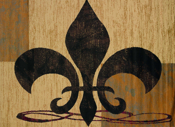 Cream Rug - 94" x 126" x 0.4" Cream Polypropylene Oversize Rug