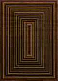 Beige Area Rugs - 6 x 86" x 0.4" Multi Polypropylene Area Rug