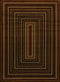 Beige Area Rugs - 6 x 86" x 0.4" Multi Polypropylene Area Rug