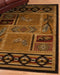 Large Area Rugs - 94" x 126" x 0.4" Spice Polypropylene Oversize Rug