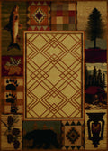 Natural Fiber Rugs - 22" x 26" x 0.4" Natural Polypropylene Accent Rug