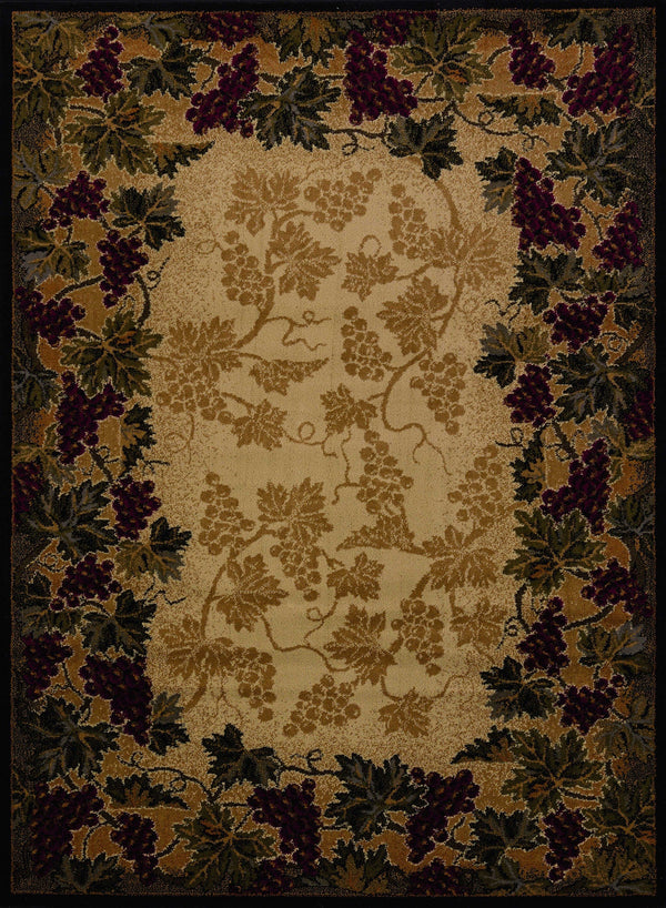 Large Area Rugs - 94" x 126" x 0.4" Multi Polypropylene Oversize Rug