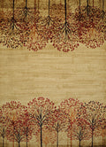 Long Runner Rugs - 22" x 86" x 0.4" Natural Polypropylene Runner Rug