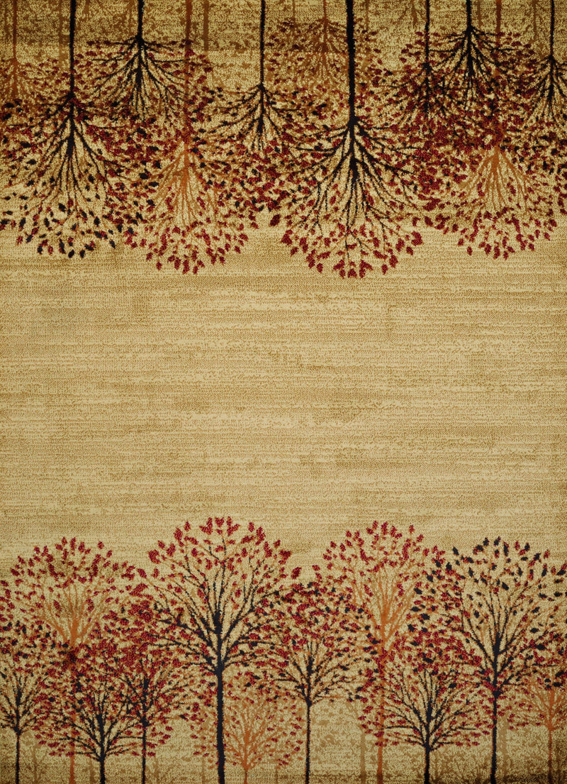 Long Runner Rugs - 22" x 86" x 0.4" Natural Polypropylene Runner Rug