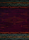 Blue and Grey Rug - 94" x 126" x 0.4" Red Polypropylene Oversize Rug