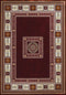 Carpet Outlet - 63" x 86" x 0.39" Ruby Polyester Area Rug