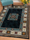 Long Runner Rugs - 27" x 86" x 0.39" Navy Polyester Runner Rug