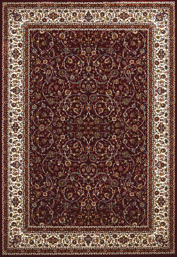 Large Area Rugs - 94" x 126" x 0.39" Ruby Polyester Oversize Rug