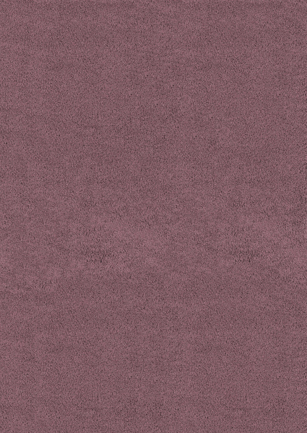 Blue Rug Living Room - 6 x 86" x 1.2" Plum Olefin Area Rug