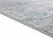Long Runner Rugs - 31" x 86" x 0.39" Blue Viscose/Polyester Runner Rug