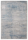 Rug Store - 6 x 86" x 0.39" Blue Viscose/Polyester Area Rug