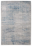 Rug Store - 6 x 86" x 0.39" Blue Viscose/Polyester Area Rug