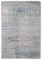 Rug Store - 6 x 86" x 0.39" Blue Viscose/Polyester Area Rug