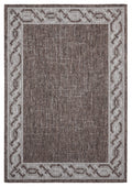 Brown Rug - 94" x 126" x 0.04" Brown Polypropylene Oversize Rug