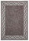 Brown Rug - 94" x 126" x 0.04" Brown Polypropylene Oversize Rug