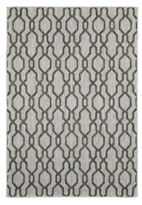 Rug Store - 63" x 90" x 0.04" Green Polypropylene Area Rug