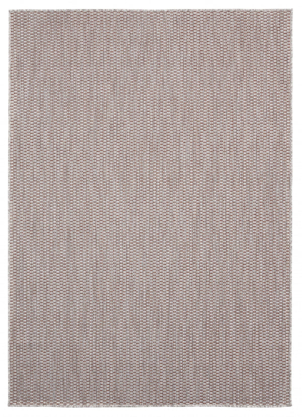 Rug Store - 63" x 90" x 0.04" Terracotta Polypropylene Area Rug