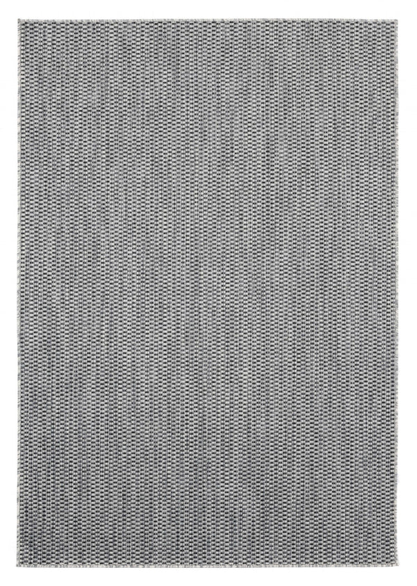 Black Rug - 94" x 126" x 0.04" Black Polypropylene Oversize Rug