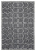 Black Rug - 94" x 126" x 0.04" Black Polypropylene Oversize Rug