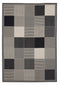 Black Rug - 63" x 90" x 0.04" Black Polypropylene Area Rug