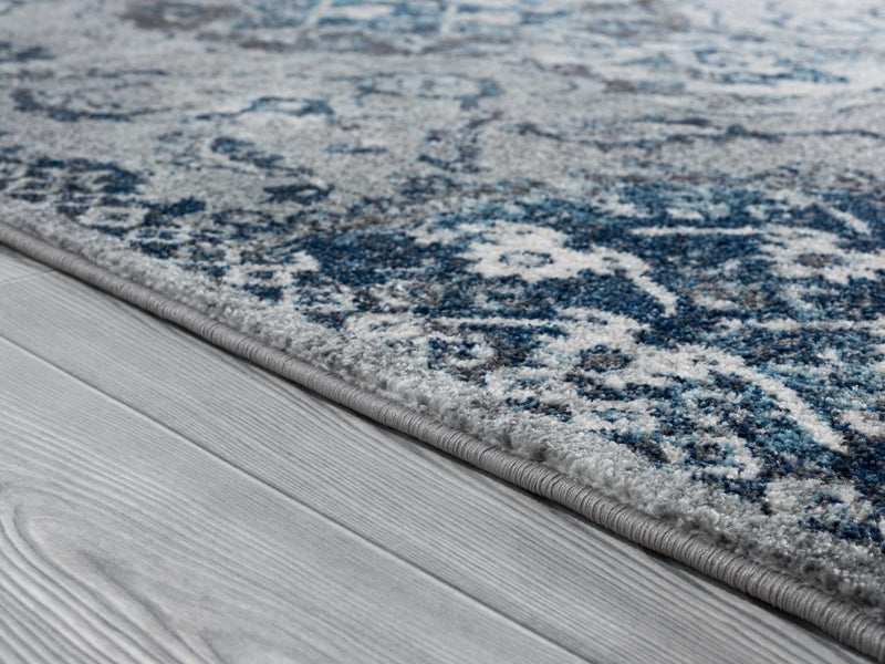 Natural Fiber Rugs - 22" x 36" x 0.4" Grey Olefin Accent Rug