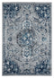 Vintage Rugs - 94" x 126" x 0.4" Grey Olefin Oversize Rug
