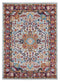 Large Area Rugs - 94" x 126" x 0.4" Multi Olefin Oversize Rug