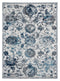 Long Runner Rugs - 31" x 86" x 0.4" Grey Olefin Runner Rug