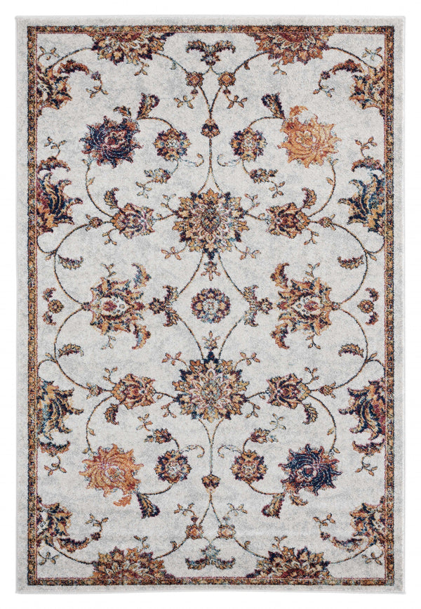 Cream Rug - 118" x 158" x 0.43" Cream Olefin Oversize Rug
