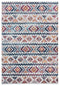 Modern Carpet - 63" x 86" x 0.4" Multi Olefin Area Rug