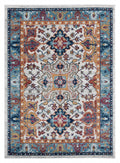 Blue Rug Living Room - 94" x 126" x 0.4" Blue Olefin Oversize Rug