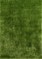 Green Area Rugs - 31" x 37" x 2.7" Green Polyester Mat Rug