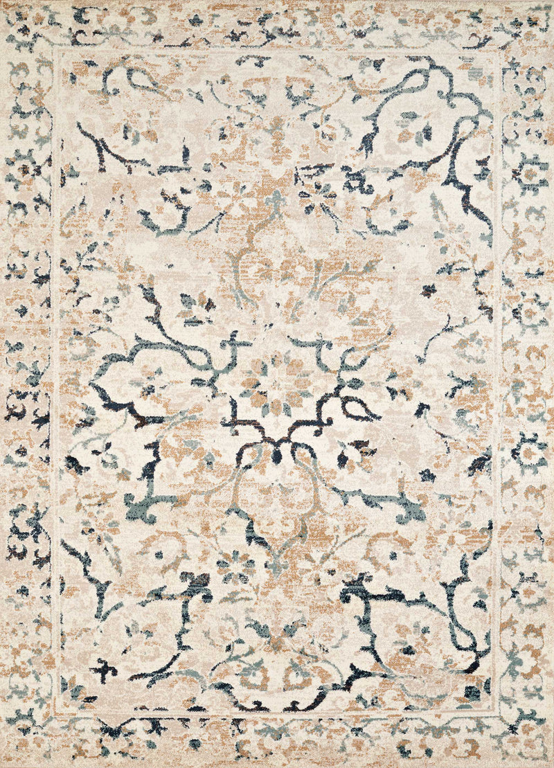 Stair Rug Runner - 22" x 86" x 0.39" Linen Olefin Runner Rug